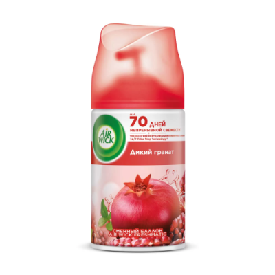 AIRWICK освежитель воздуха pure freshmatic дикий гранат см.баллон 250мл